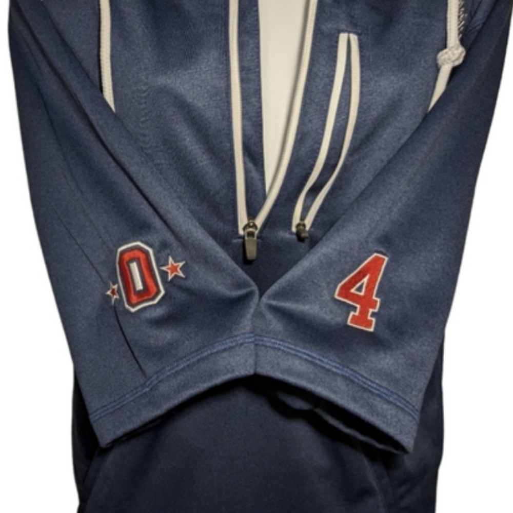 RAWLINGS Ohio State All American Hoodie Women's Small 3/4 Sleeves Zipper - Picture 6 of 6